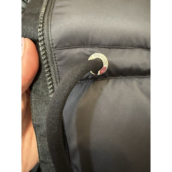 Save the Duck Petunia Black Puffer Jacket Drawstring Waist Women's 2/M NWT $448 - Picture 14 of 16